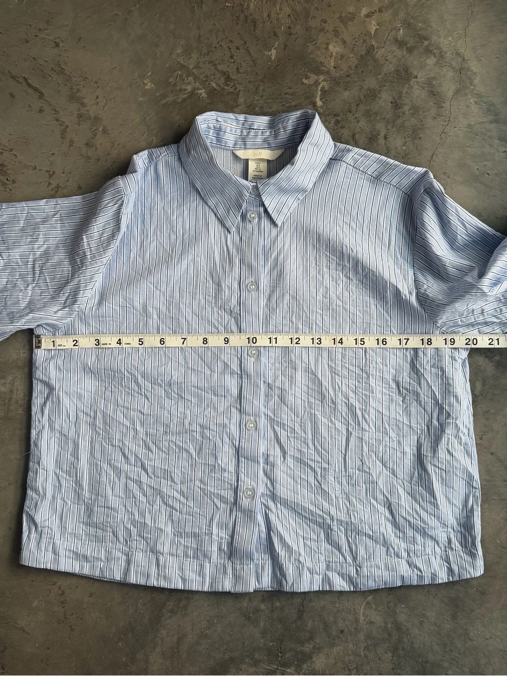 H&M Matching Set Short Sleeve Button-up & Shorts